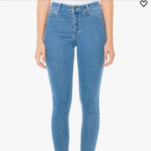American apparel skinny jeans